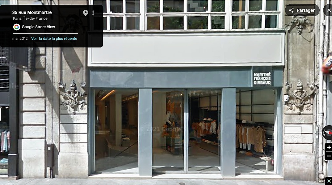 Boutique Marithé + François Girbaud, 35 rue Montmartre