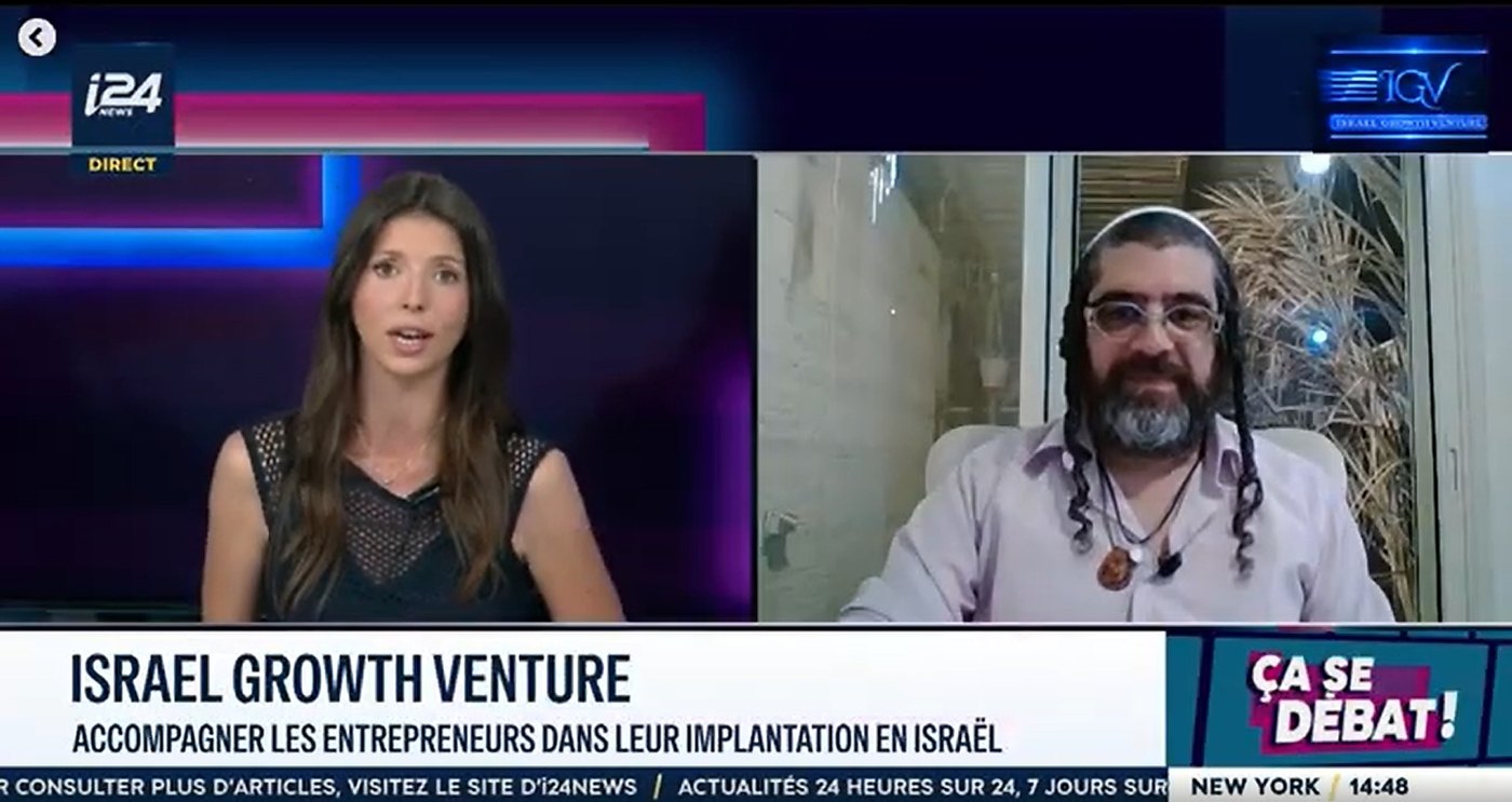 Plateau de l’émission diffusée sur i24NEWS