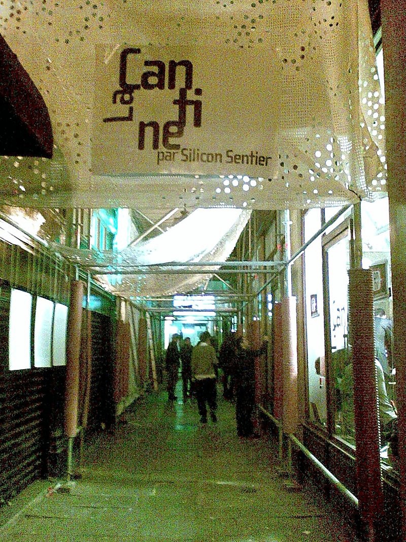 Entrée de La Cantine, Silicon Sentier