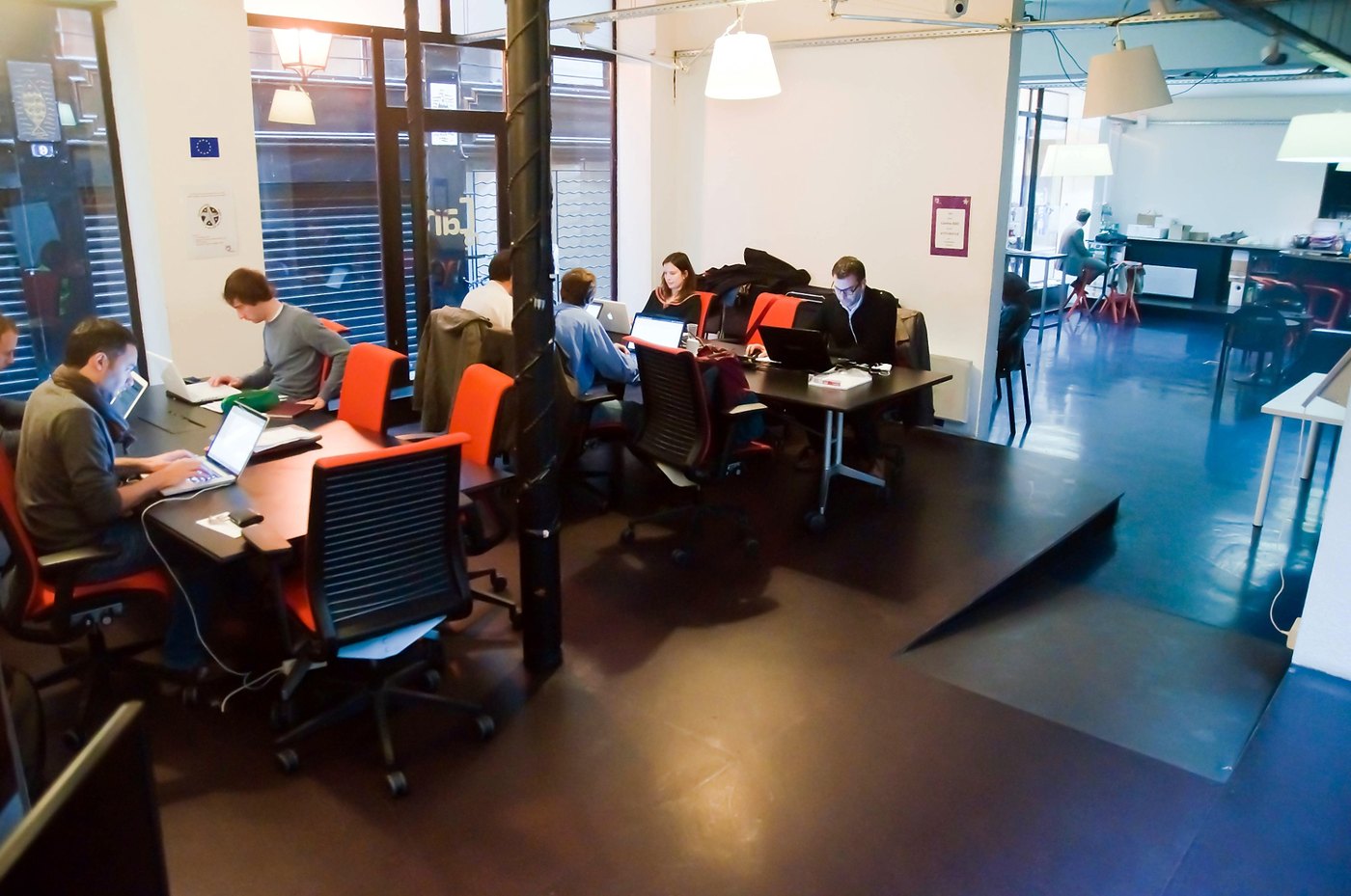 Espace de travail de La Cantine, Silicon Sentier